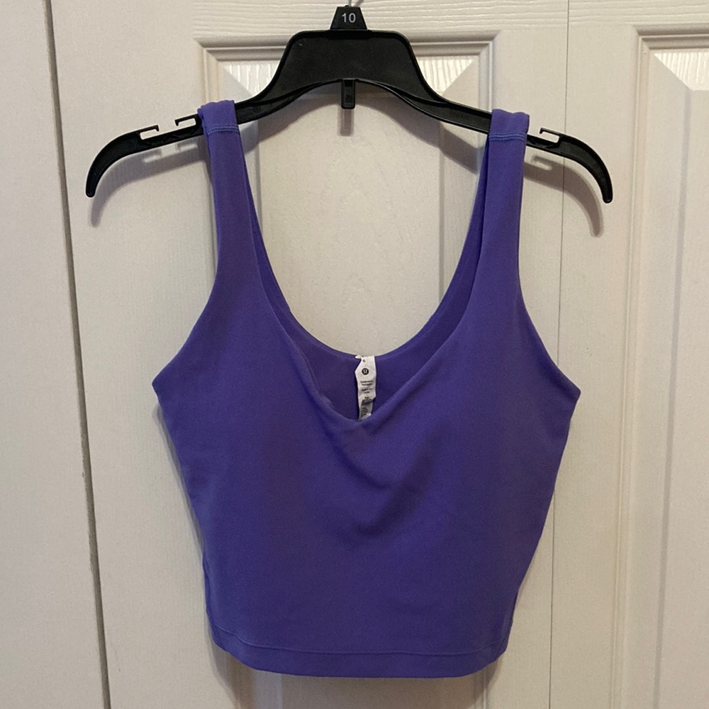 Lululemon Align tank top in color Charged Indigo size 6